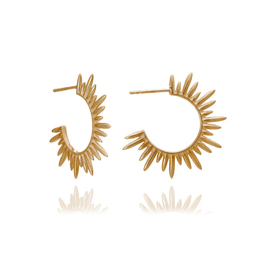 Lily King | Rachel Jackson Electric Goddess Medium Hoops - Gold