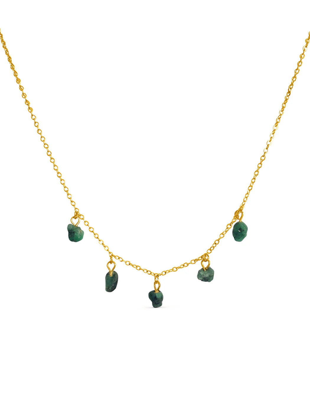 Lily King | Formation Co. Mohica Raw Emerald Necklace