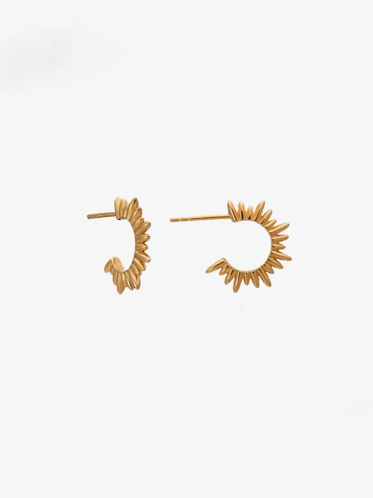 Lily King | Rachel Jackson Electric Goddess Mini Hoop Earrings - Gold