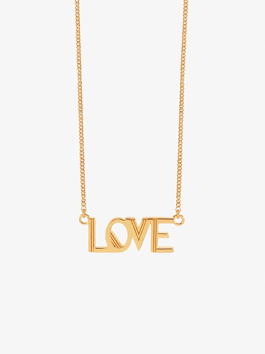 Art Deco Love Necklace - Lily King