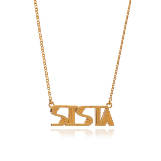 Art Deco Sista Necklace - Lily King