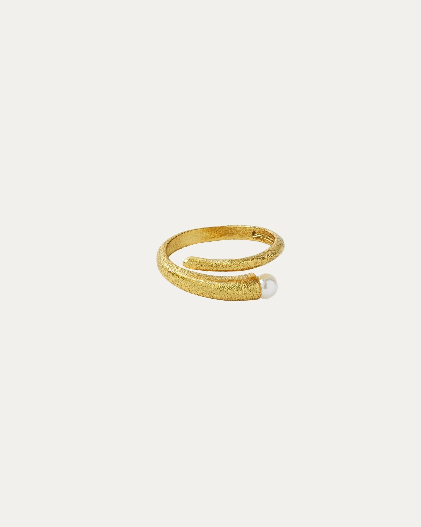 Avalon Pearl Stacking Ring - Lily King