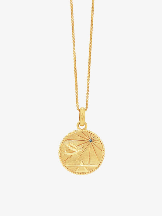 Elements Air Art Coin Necklace - Lily King